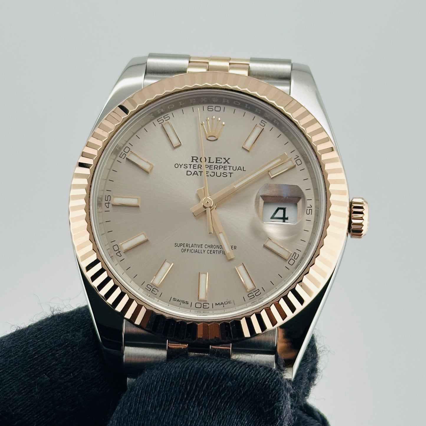 Rolex Datejust Sundust Dial on D Link Jubilee Bracelet Ref. 126331 Card 2017 — view 3