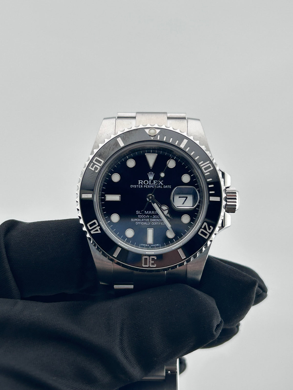 Rolex Submariner Black Dial on Oyster Ref. 116610LN Card — view 3