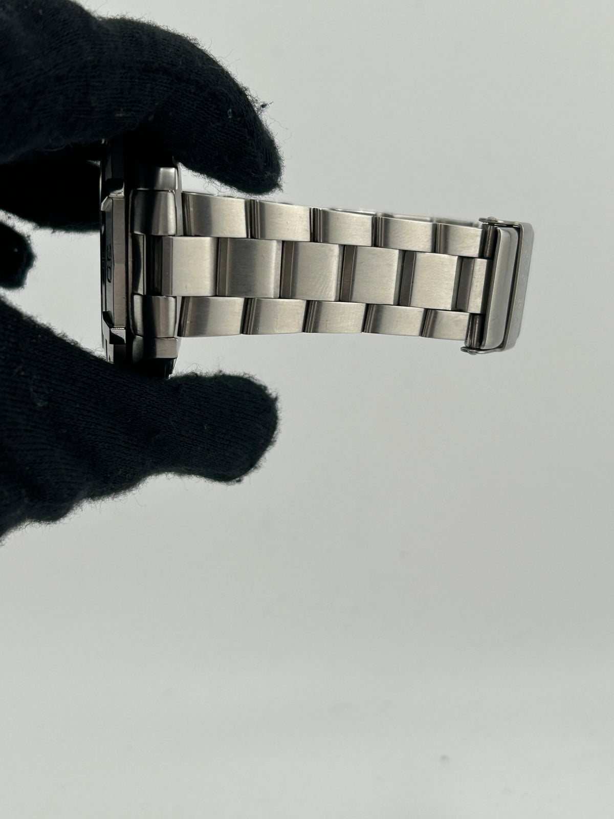 Tag Heuer Aquaracer Grande Date Black Dial on Stainless Steel Bracelet Ref. WAF1010 — view 5