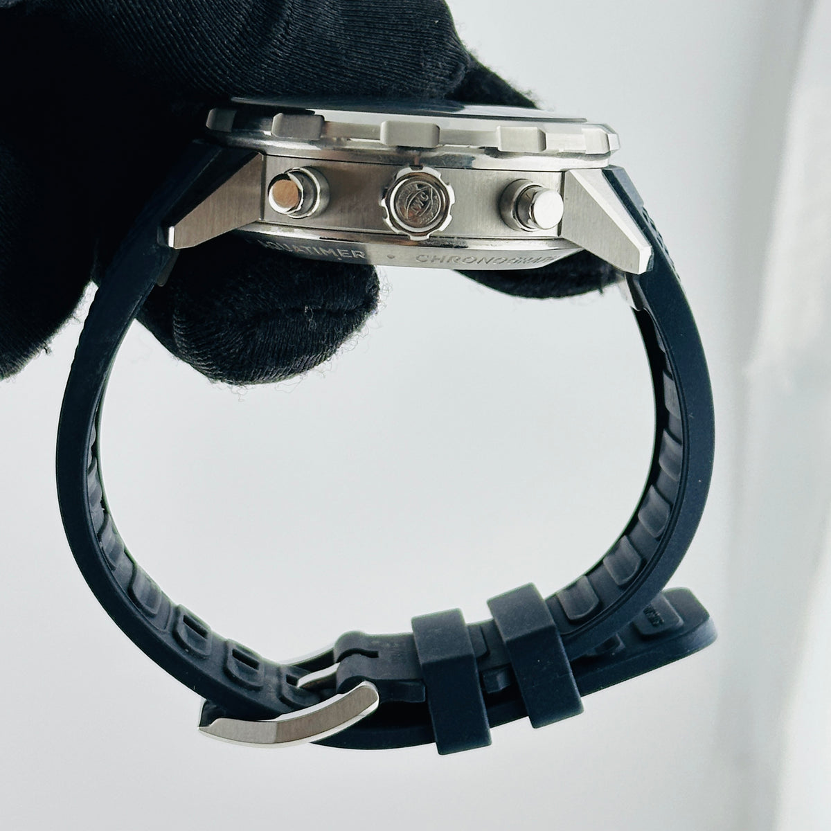 Iwc Aquatimer Chronograph Blue Dial on Rubber Strap Ref. IW376806 Complete 2024 — view 6