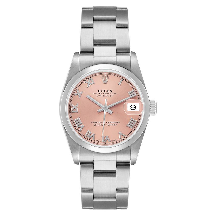 Rolex Datejust Salmon Roman Dial on Oyster Bracelet Ref. 78240 2000