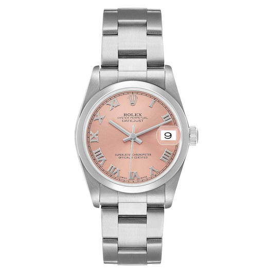 Rolex Datejust Salmon Roman Dial on Oyster Bracelet Ref. 78240 2000