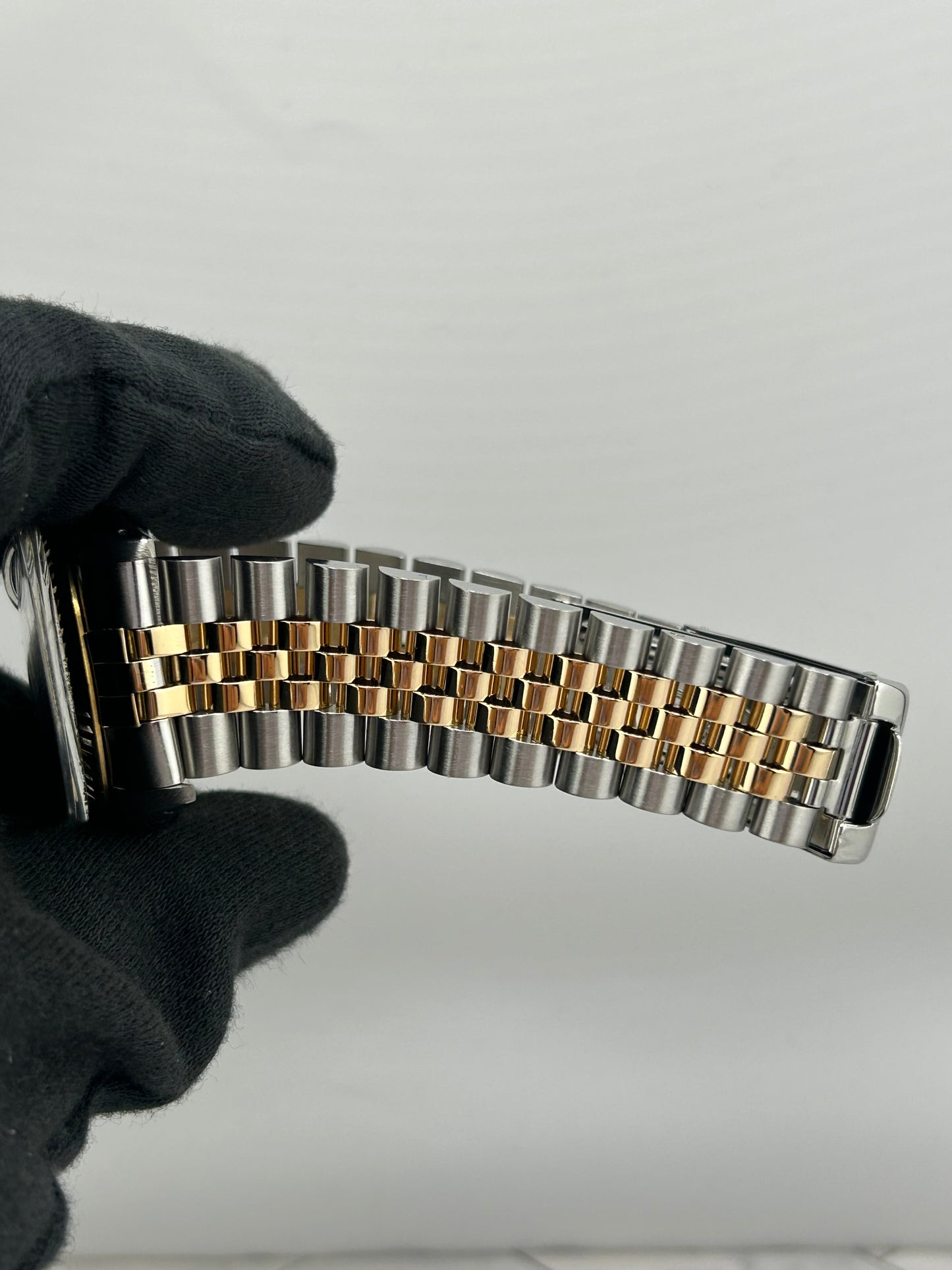 Rolex Datejust Champagne Stick Dial on D Link Jubilee Bracelet Ref. 16013 1988 — view 5