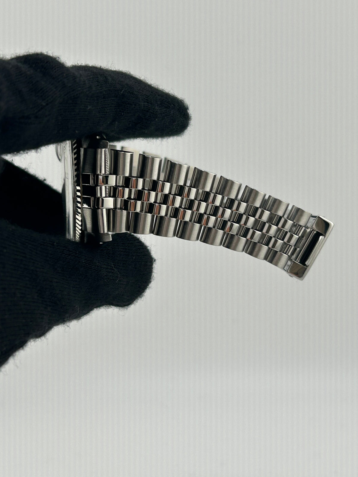 Rolex Datejust 36 Silver Stick Dial on Jubilee D Link Bracelet Ref. 1601 1976 — view 5