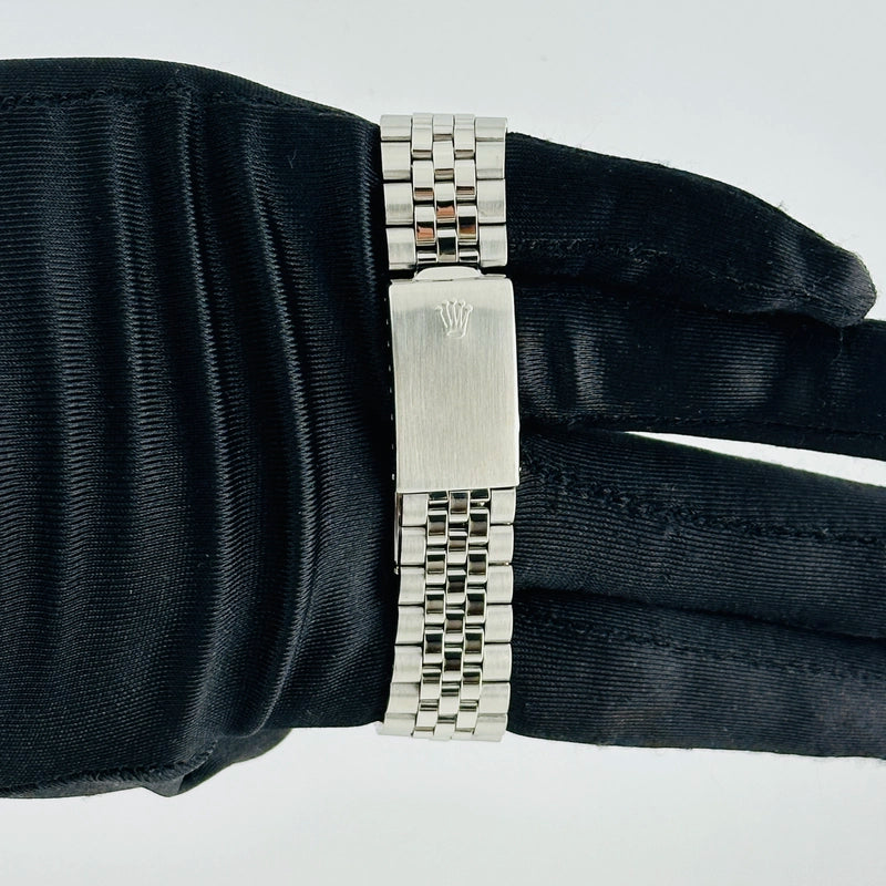 Rolex Datejust Silver Linen Dial on Jubilee Folded Ref 1600