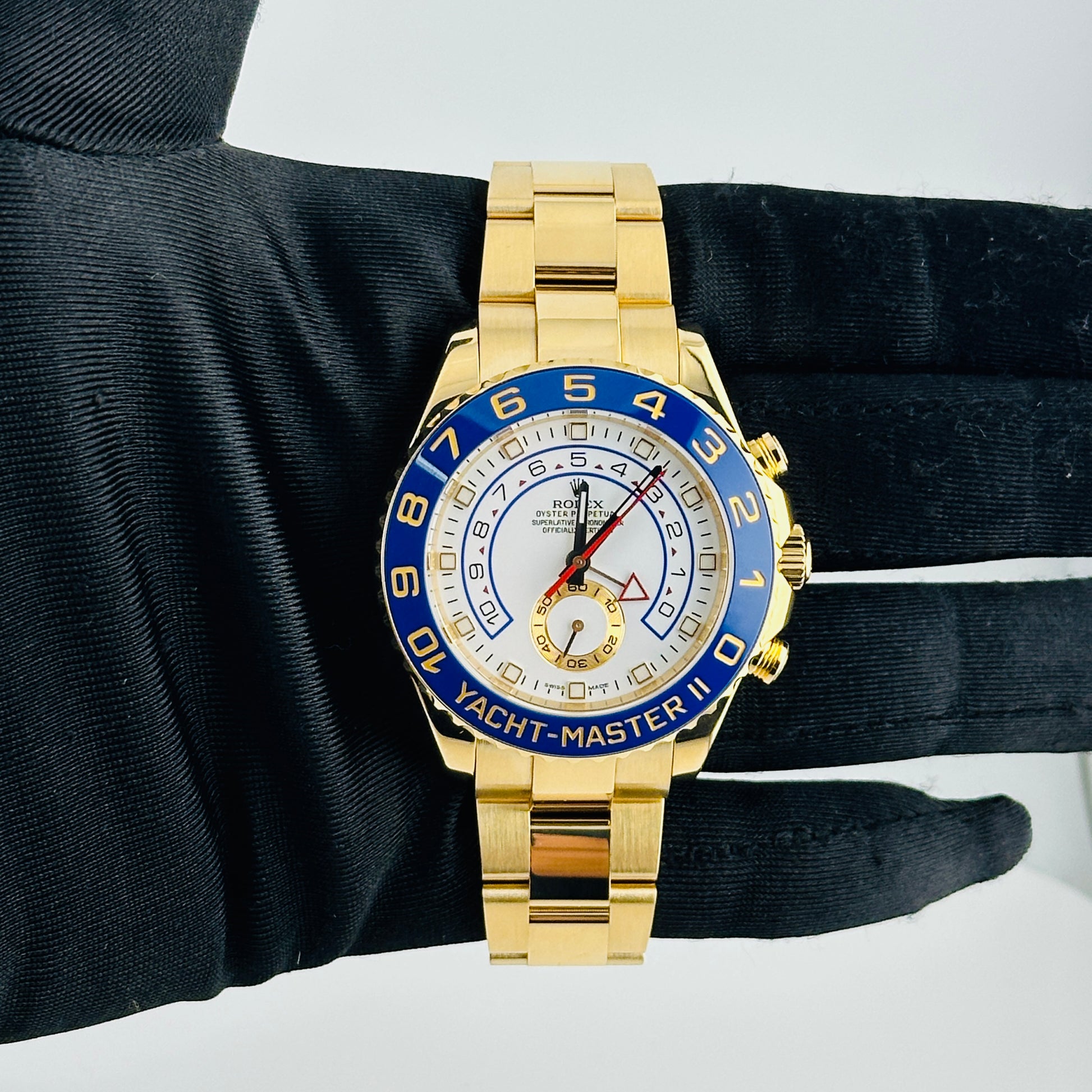 Rolex Yacht-Master II White Dial on Oyster Ref. 116688 Card 2015 — view 2