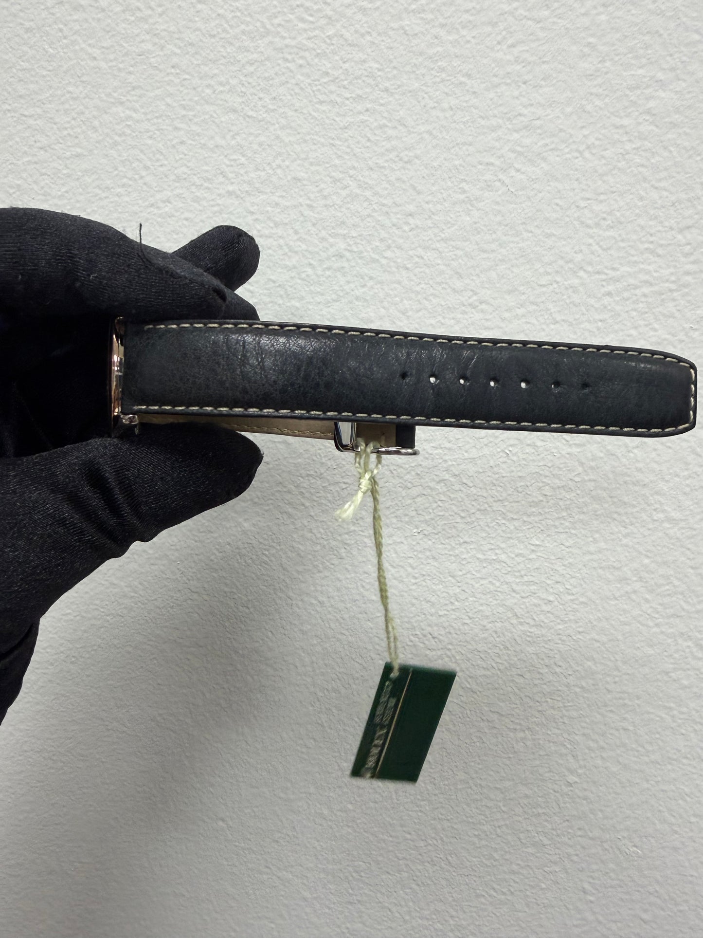 Rolex Cellini Black Dial on Am Leather Ref. 4233/9 Papers 2005 — view 3