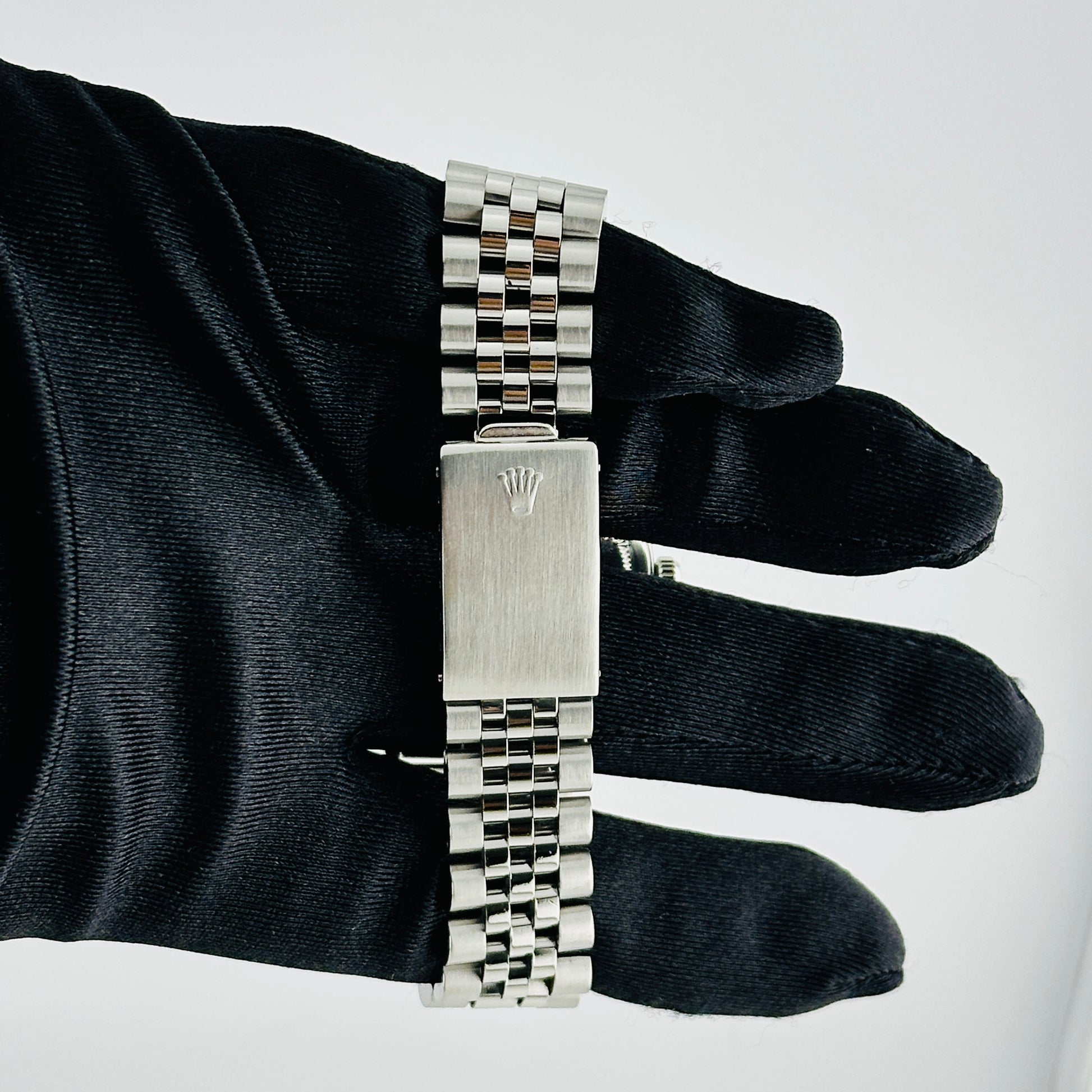 Rolex Datejust Thunderbird Silver Stick Dial on Jubilee Ref. 1625 — view 3