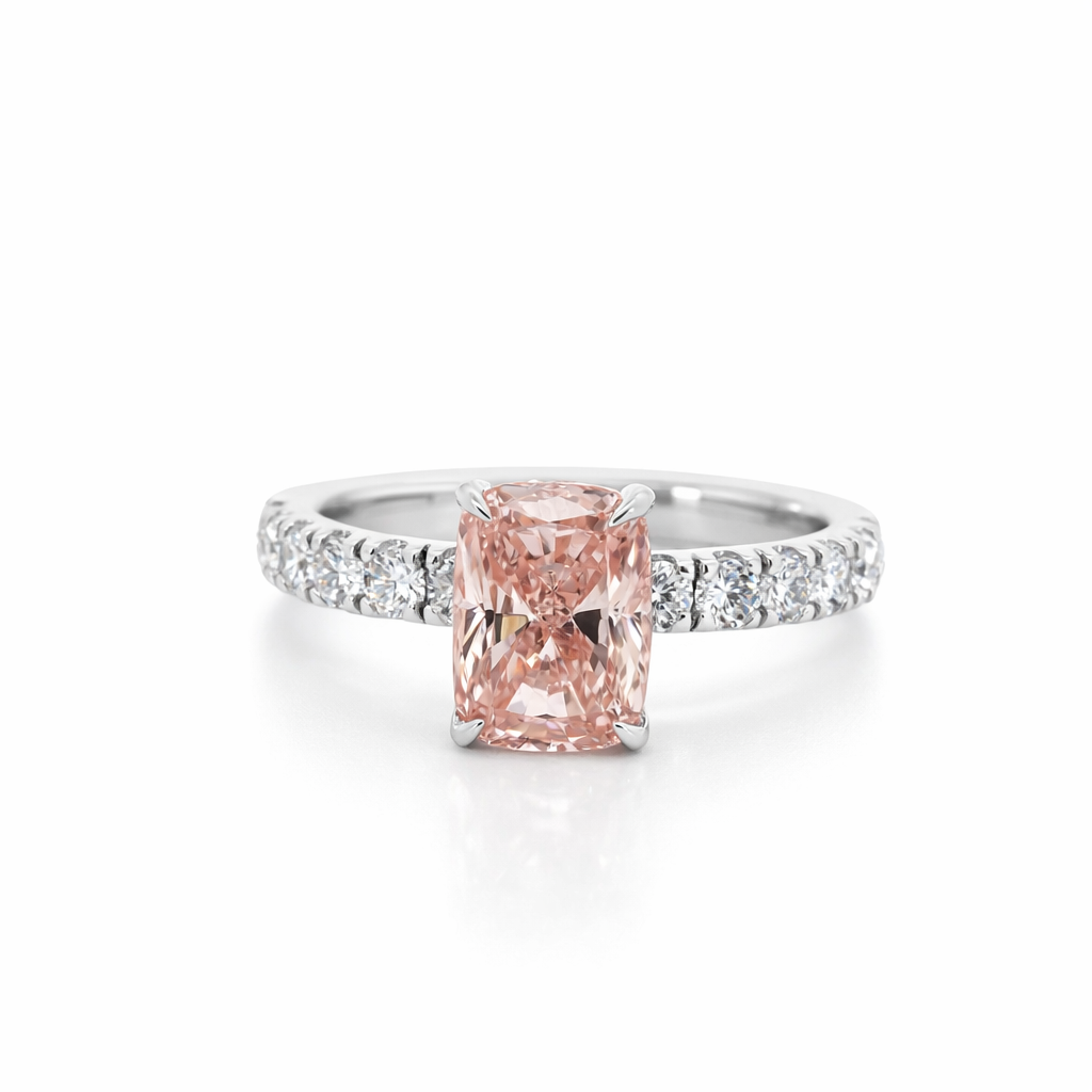 14k White Gold Solitaire Jewelry - Fine Jewelry | Bust Down & Co