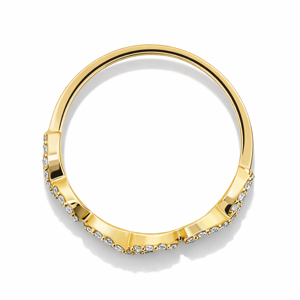 14k Yellow Gold Infinity Dia. Ring Ring Size 7 - Fine Jewelry | Bust Down & Co