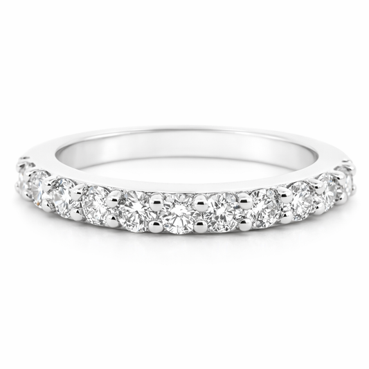 14k White Gold Ladies Dia. Ring Ring Size 7 - Fine Jewelry | Bust Down & Co
