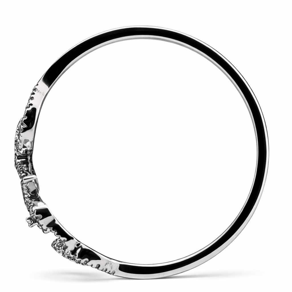 14k White Gold Love Dia. Ring Size 8 - Fine Jewelry | Bust Down & Co