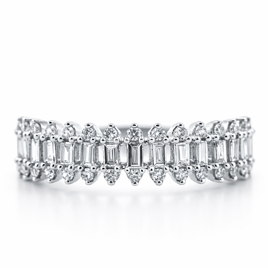 0.52Ct Bgt&Rd Dia. 1650.0000 Jewelry - Fine Jewelry | Bust Down & Co