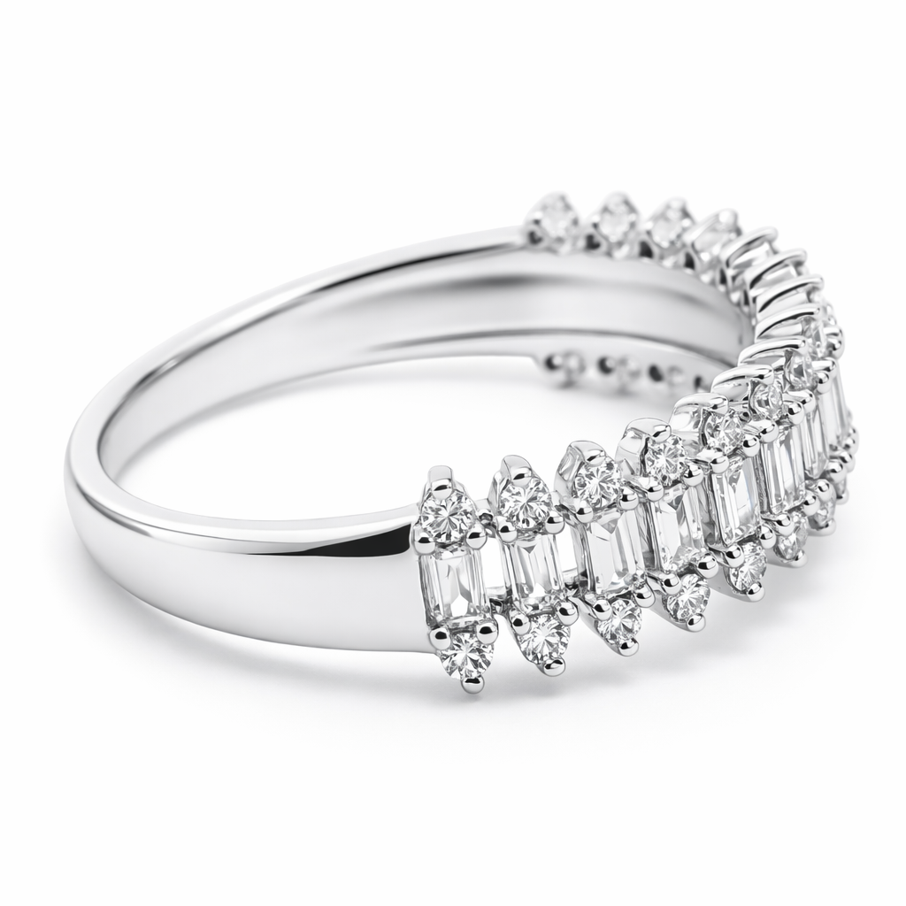 0.52Ct Bgt&Rd Dia. 1650.0000 Jewelry - Fine Jewelry | Bust Down & Co