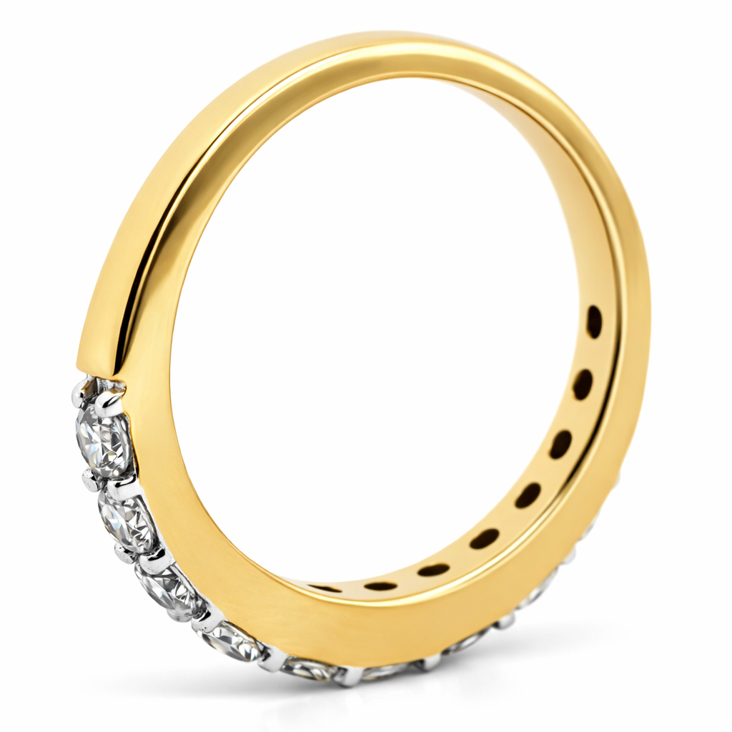 14k Yellow Gold Ladies Dia. Ring Ring Size 7 - Fine Jewelry | Bust Down & Co