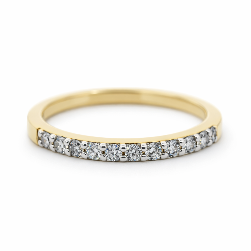 14k Yellow Gold Ladies Dia. Ring Ring Size 7 - Fine Jewelry | Bust Down & Co