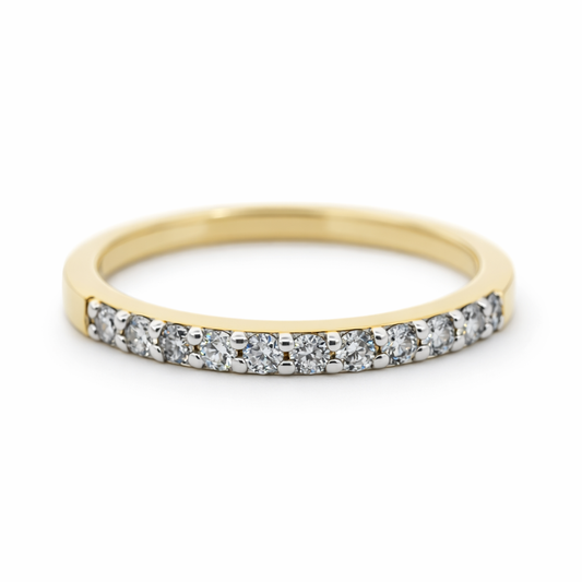 14k Yellow Gold Ladies Dia. Ring Ring Size 7 - Fine Jewelry | Bust Down & Co
