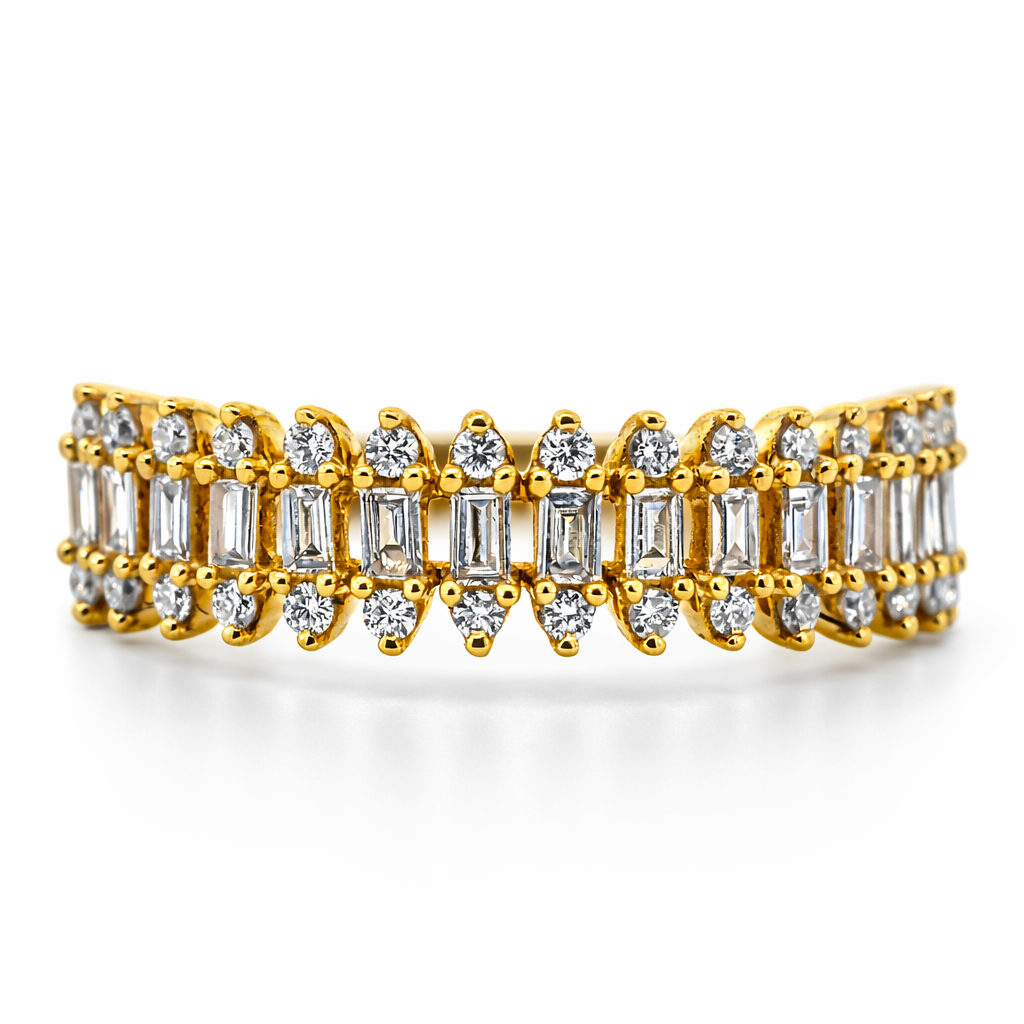 0.52Ct Bgt&Rd Dia. 1650.0000 Jewelry - Fine Jewelry | Bust Down & Co