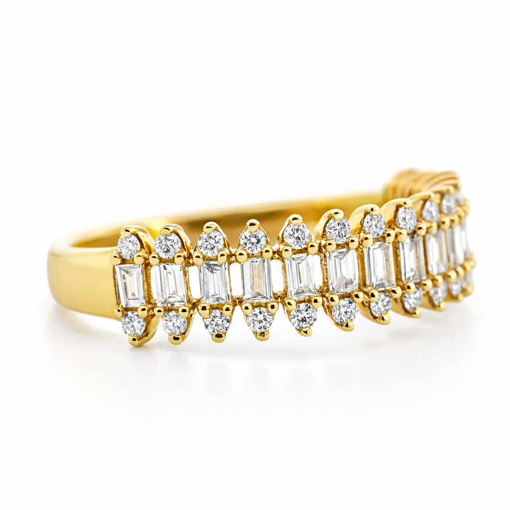 0.52Ct Bgt&Rd Dia. 1650.0000 Jewelry - Fine Jewelry | Bust Down & Co