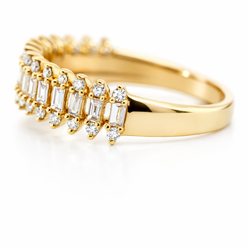 0.52Ct Bgt&Rd Dia. 1650.0000 Jewelry - Fine Jewelry | Bust Down & Co