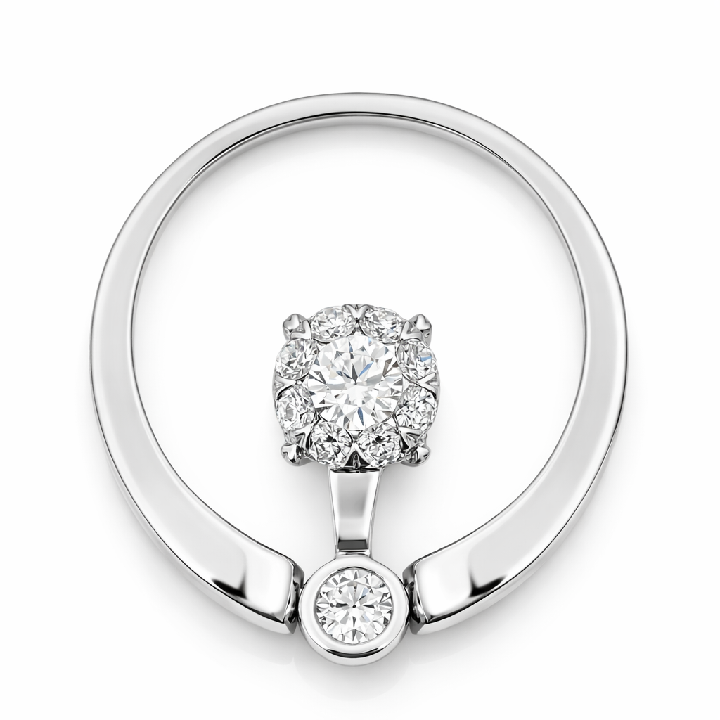 PL White Gold Ladies Diamond Ring Ring Size 6 - Fine Jewelry | Bust Down & Co
