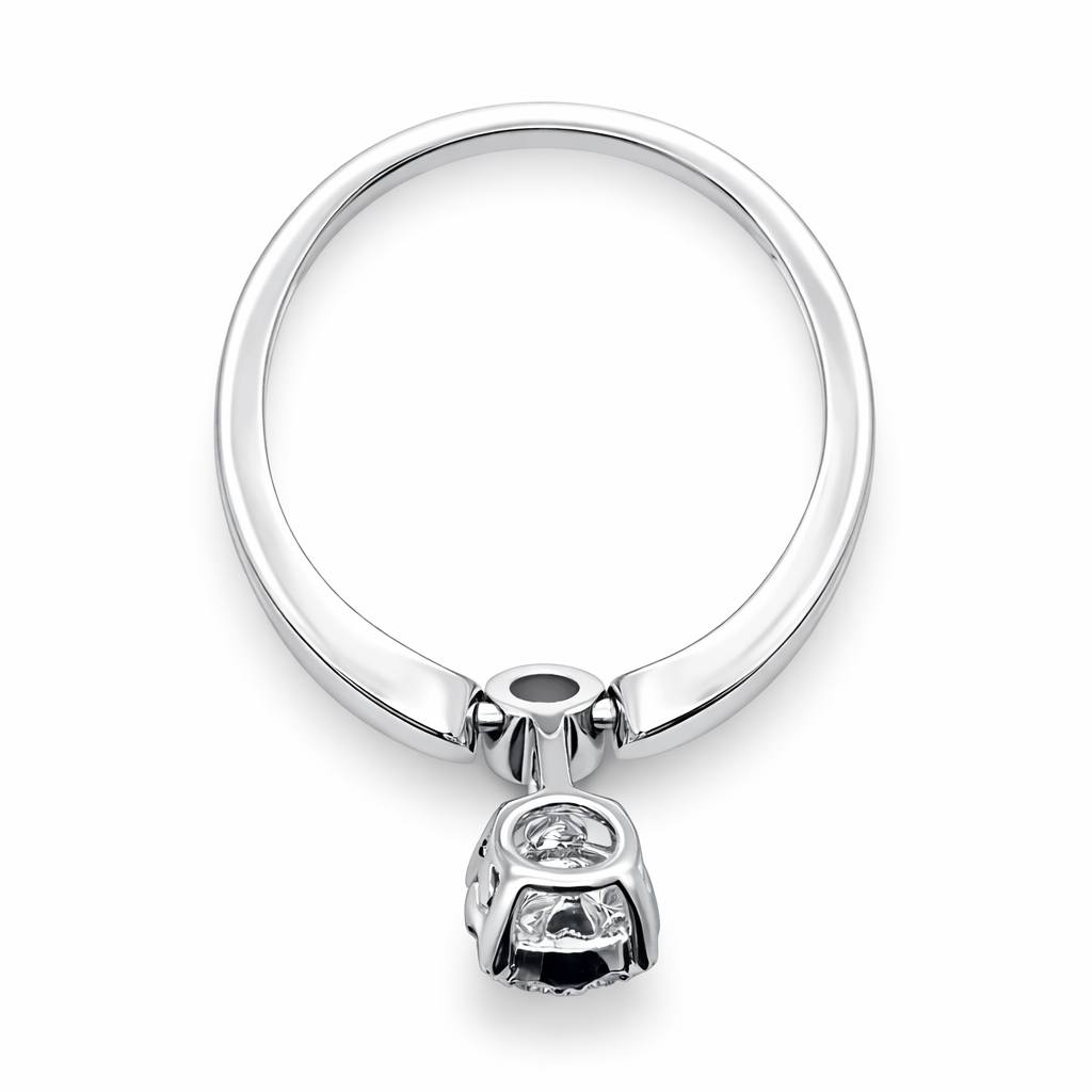 PL White Gold Ladies Diamond Ring Ring Size 6 View 2 - Fine Jewelry | Bust Down & Co