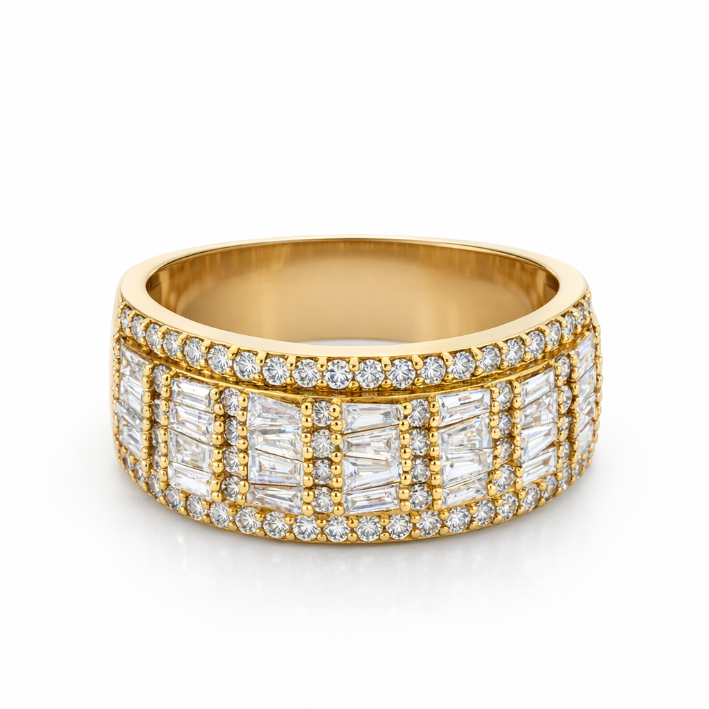Men's 14K Yellow Gold 1.79ct Diamond Fashion Ring