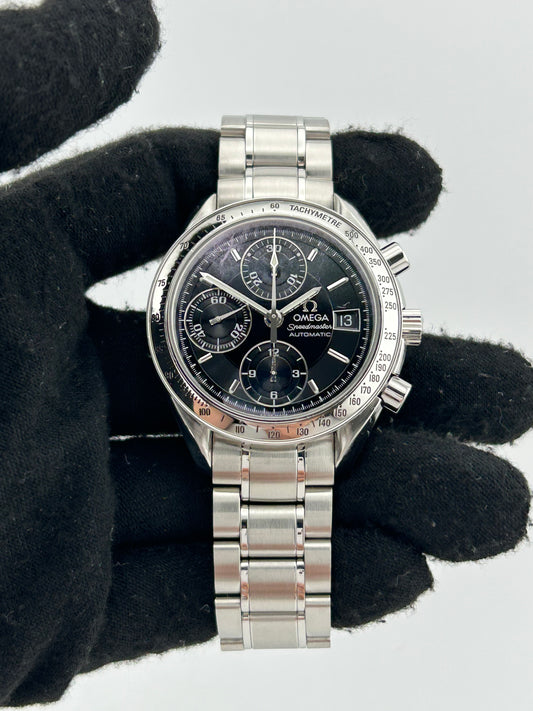 Omega Speedmaster Black Dial on Stainless Steel Bracelet Ref. 3513.50.00 — view 2