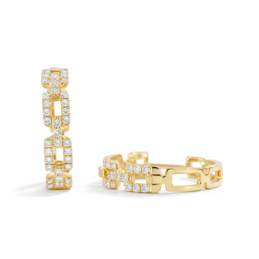 14k Yellow Gold Earring Earrings - Fine Jewelry | Bust Down & Co