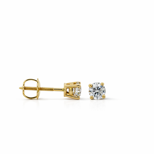 14k Yellow Gold 3Mm Dia. Studs Earrings - Fine Jewelry | Bust Down & Co
