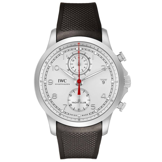 Iwc Portugieser Yacht Club White Arabic Numerals Dial on Rubber Strap Ref. IW390206