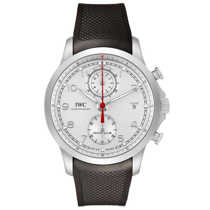 Iwc Portugieser Yacht Club White Arabic Numerals Dial on Rubber Strap Ref. IW390206