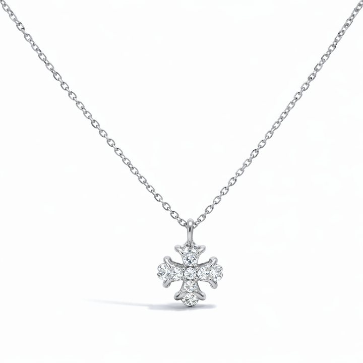 Cruz de oro de 18k 1.93g 0.31ctw