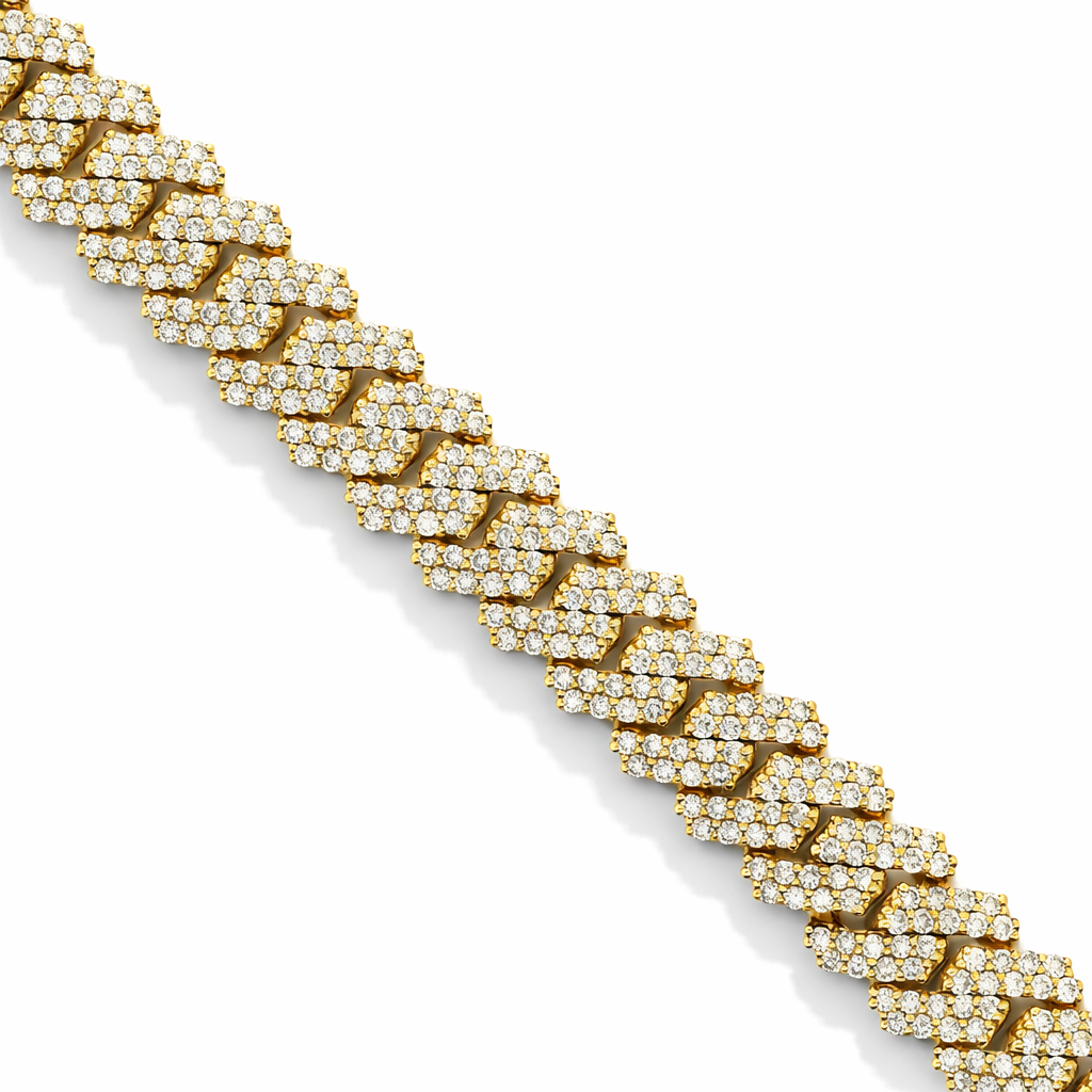 10k Yellow Gold Staggered Bracelet Bracelet - Fine Jewelry | Bust Down & Co