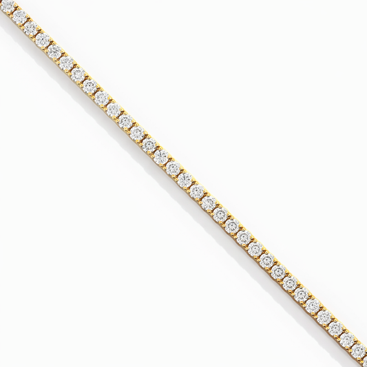 14k Yellow Gold Lab Diamond Tennis Bracelet - Fine Jewelry | Bust Down & Co