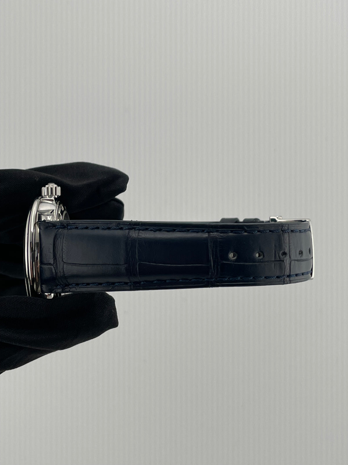 Blancpain Women Black Dial on Generic Leather Ref. 3760-1130-52B Complete 2012 — view 5