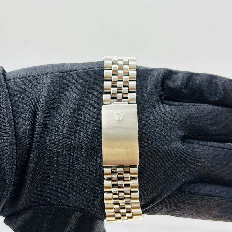 Rolex Datejust Silver Dial on D Link Jubilee Ref 1603