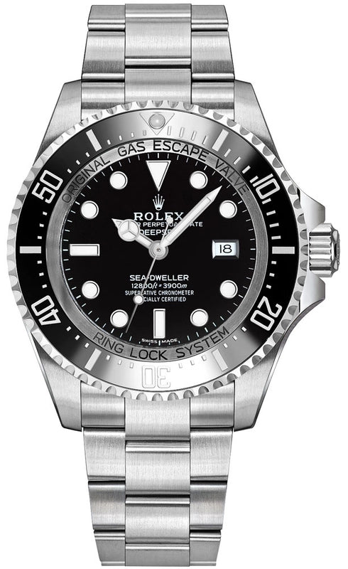 Rolex Sea-Dweller Deepsea Black Dial on Oyster Ref 116660 with Card Old Green 2009
