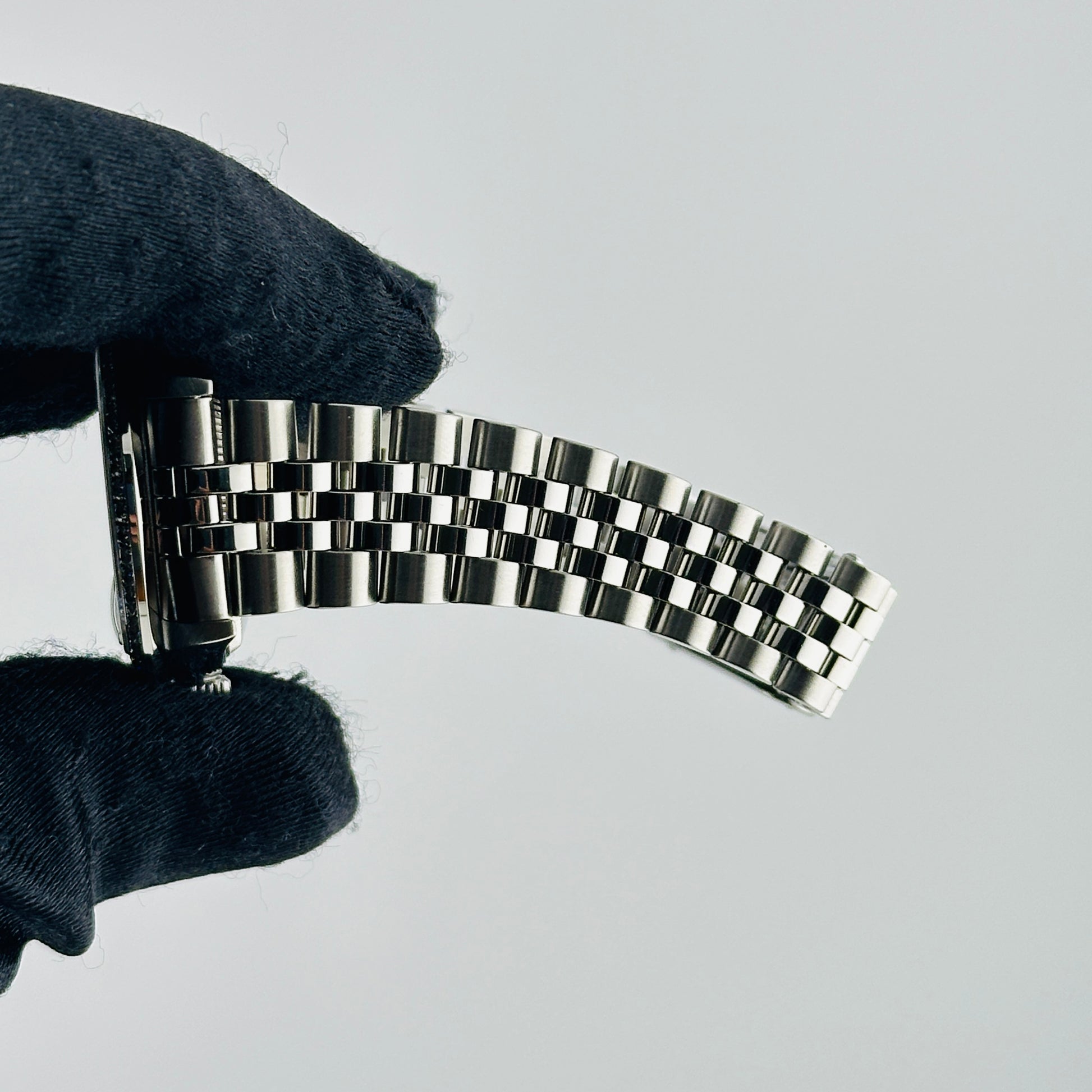 Rolex Datejust Am Pink Mop Diamond Dial on D Link Jubilee Bracelet Ref. 68240 1999 — view 4