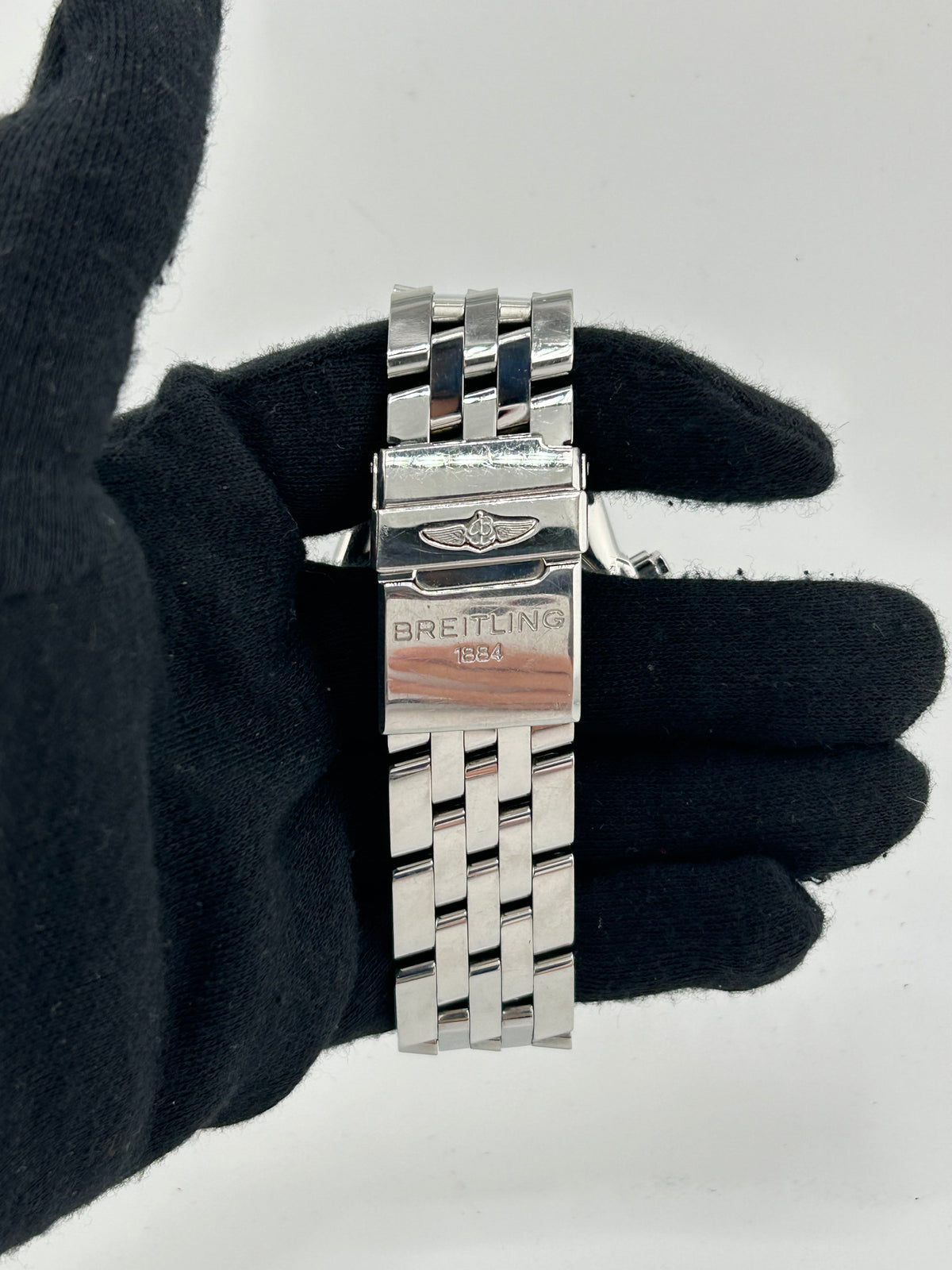 Breitling Evolution Chrono White Dial on Stainless Steel Ref. A13356 Complete Open Date — view 3