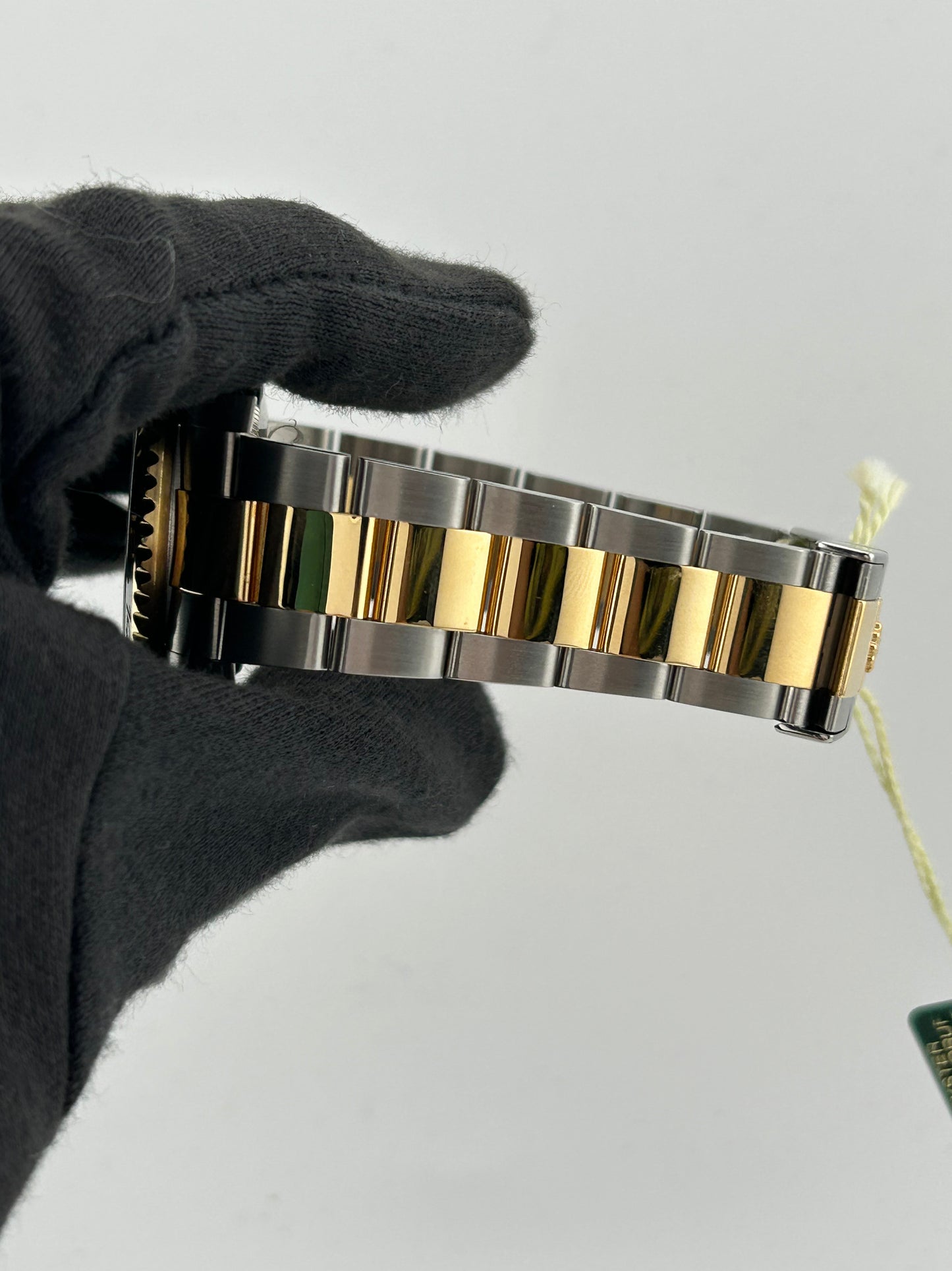 Rolex GMT-Master II Black Dot Markers Dial on 2 Tone Oyster Bracelet Ref. 116713LN Card — view 5
