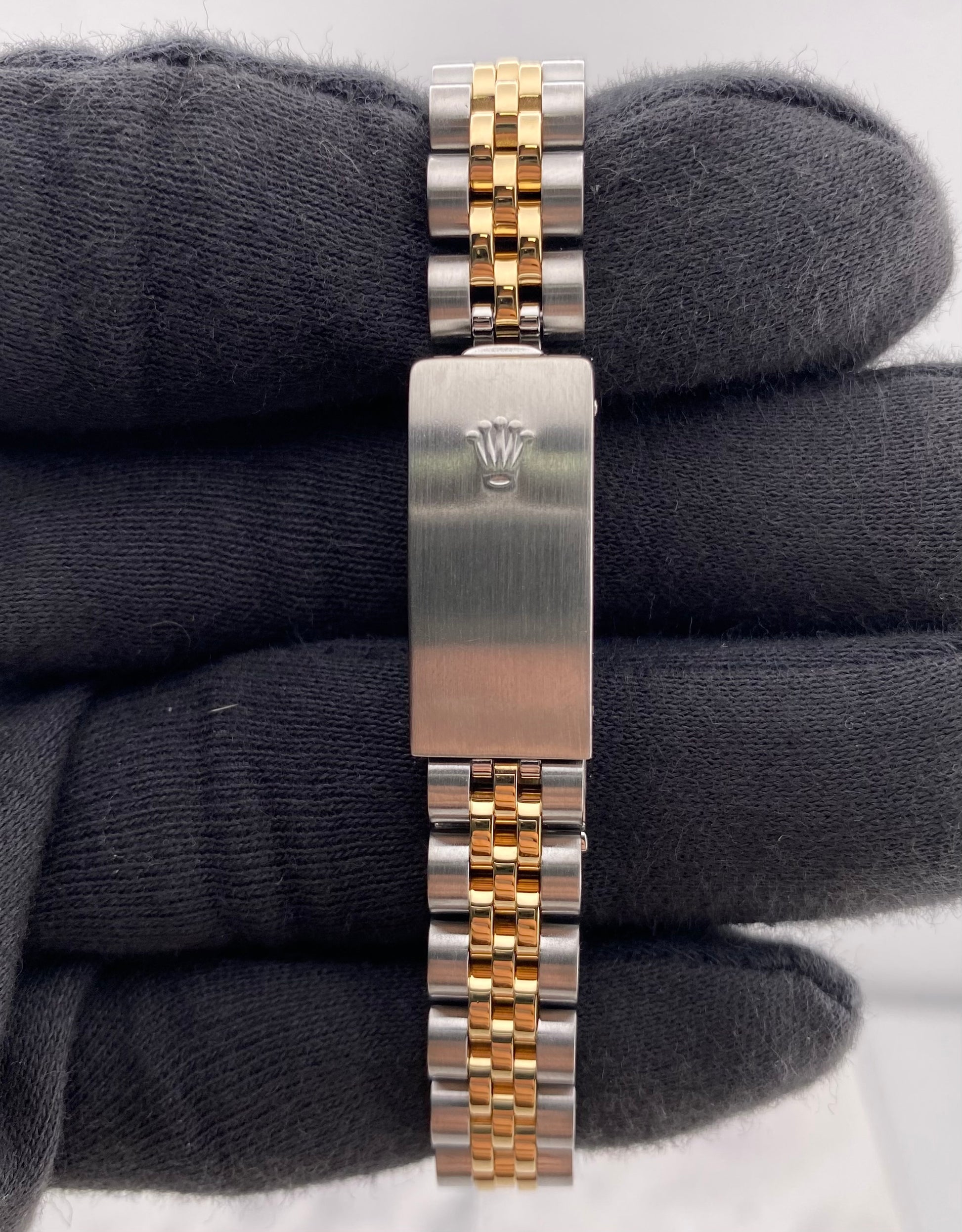 Rolex Datejust Lady Champagne Stick Dial on Jubilee Ref. 69173 Papers 1986 — view 4