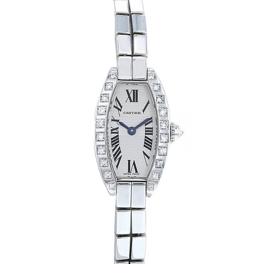 Cartier Tonneau Silver Roman Dial on Wg Ref. 2545