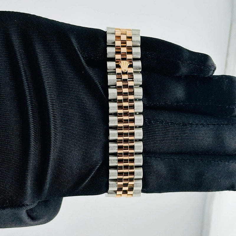 Rolex Datejust Pink Champagne Roman Dial on Jubilee Ref 116231