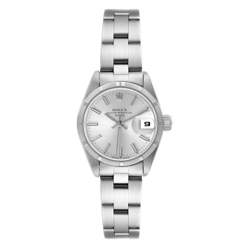 Rolex Datejust Silver Dial on Oyster Ref 69190