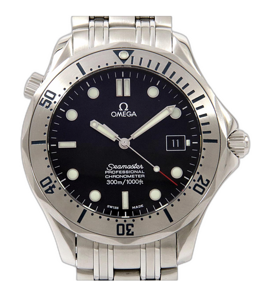 Omega Seamaster Black Dial on Stainless Steel Bracelet Ref. 2251.5 Card 2016