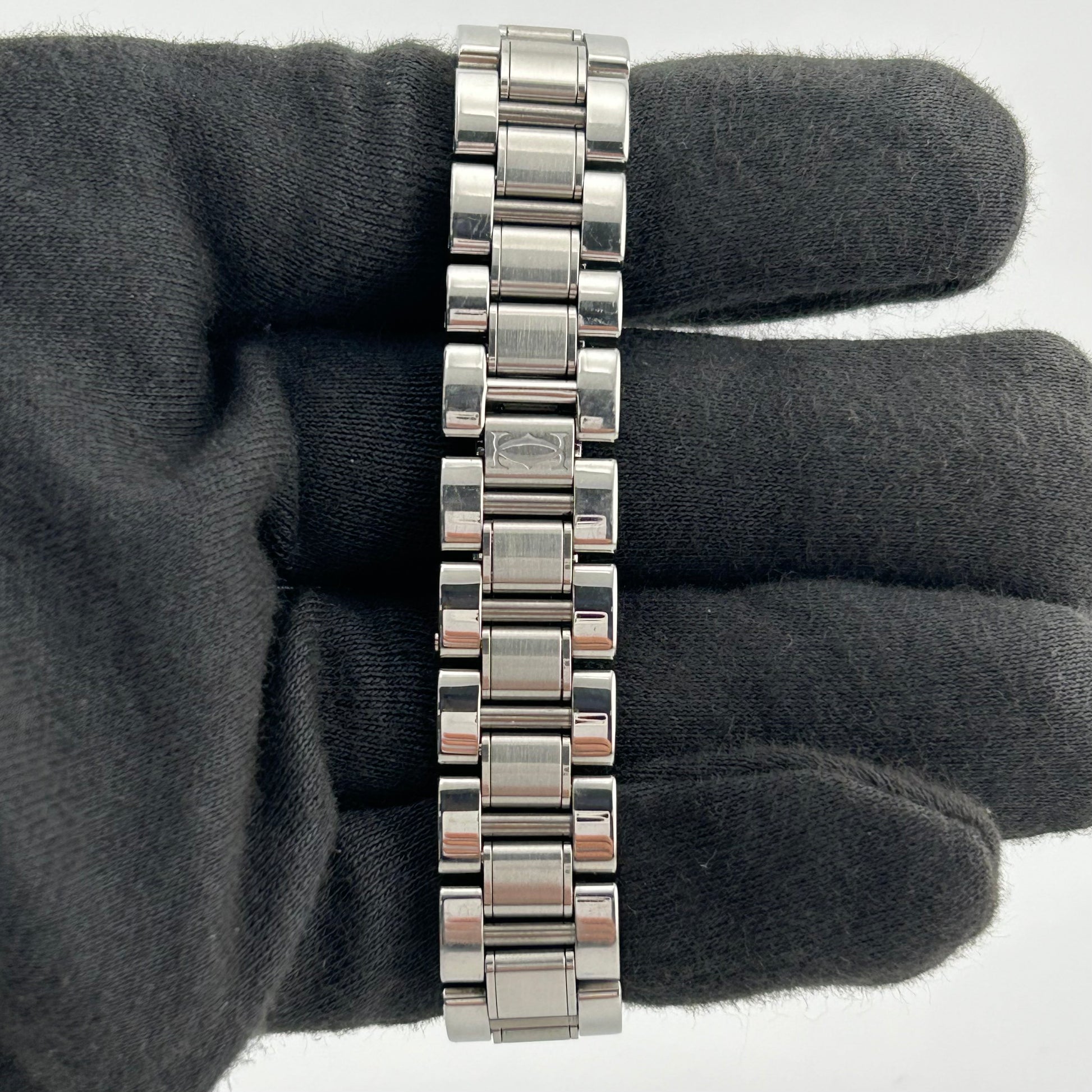 Cartier 21 Must de Cartier Silver Dial on Stainless Steel Bracelet Ref. 1340 — view 3