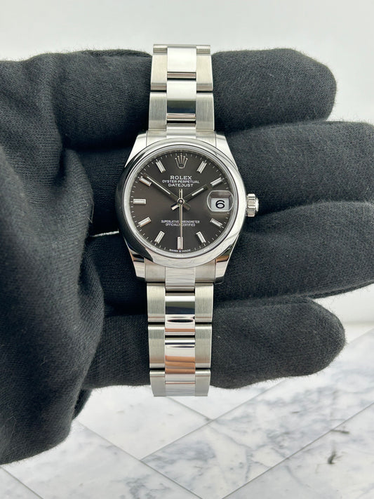 Rolex Datejust 31 Dark Grey Index Dial on Oyster Bracelet Ref. 278240 Card 2026 — view 2