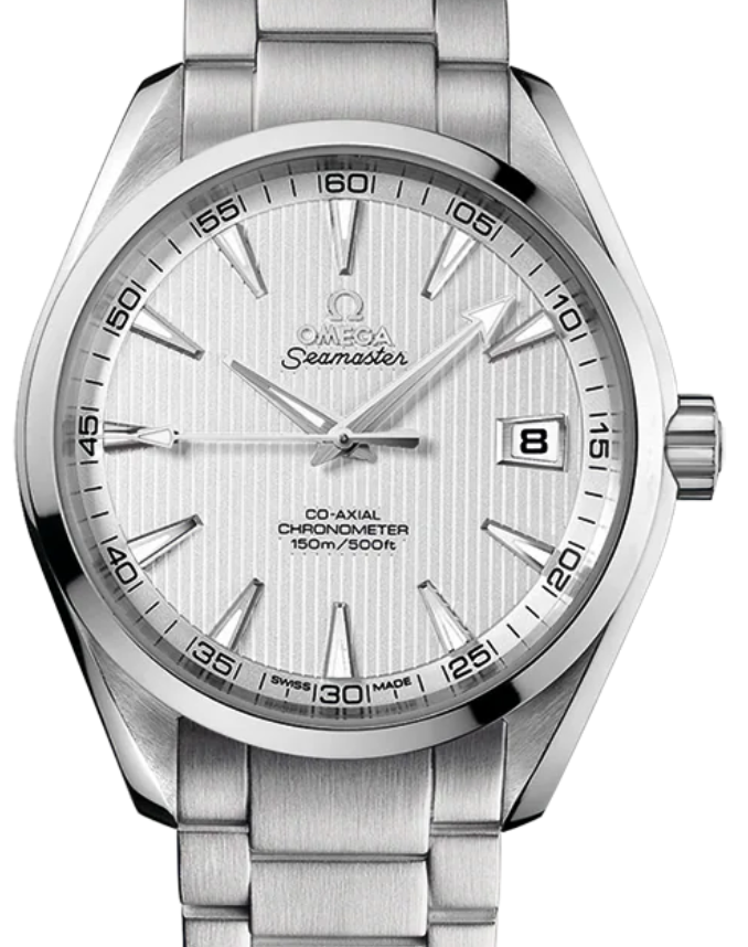 Omega Seamaster Aqua Terra 150m White Dial on Stainless Steel Bracelet Ref. 231.10.42.21.02.001 Card 2008