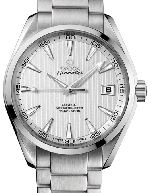 Omega Seamaster Aqua Terra 150m White Dial on Stainless Steel Bracelet Ref. 231.10.42.21.02.001 Card 2008